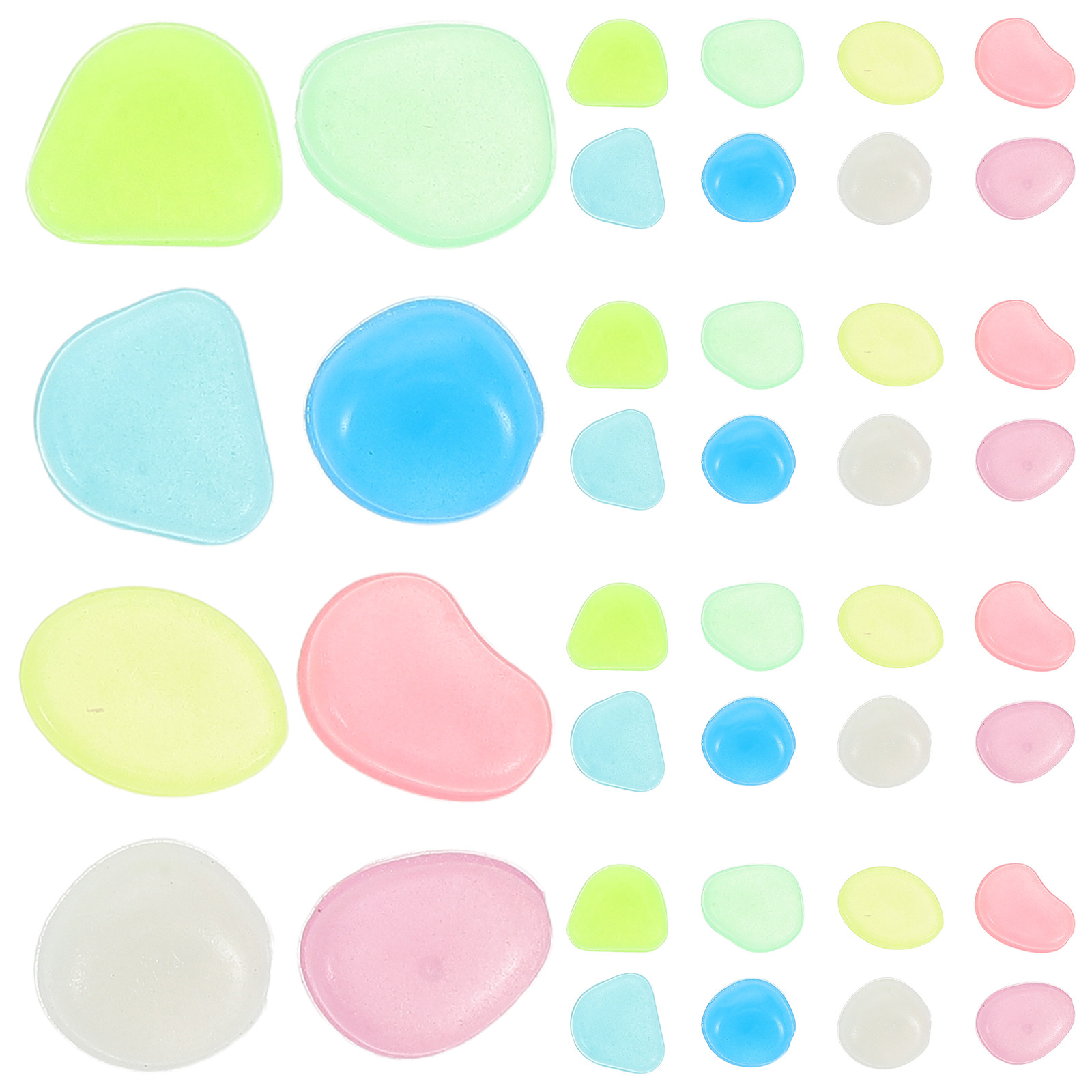 Aquarium Fish Glow In The Dark - 500Pcs Glow in The Dark Pebbles