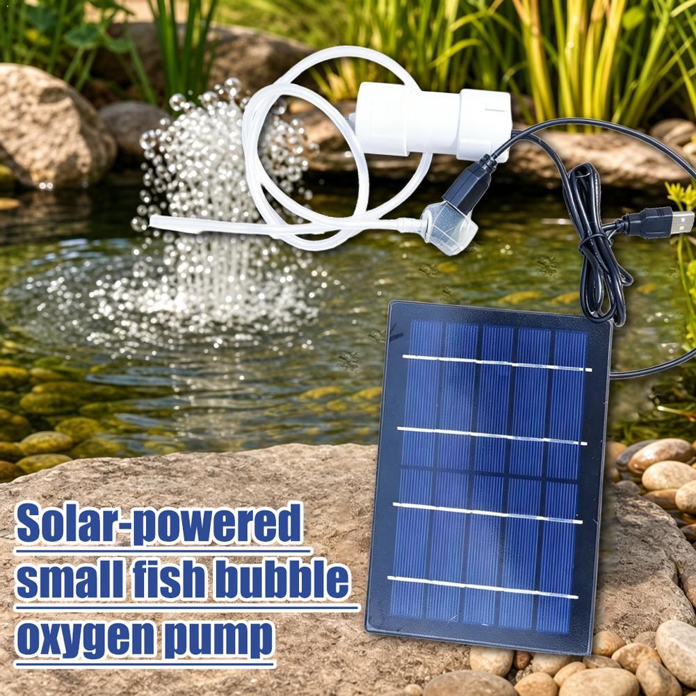 Aquarium Fish Youtube - Solar Air Pump Aquarium Oxygen Aerator