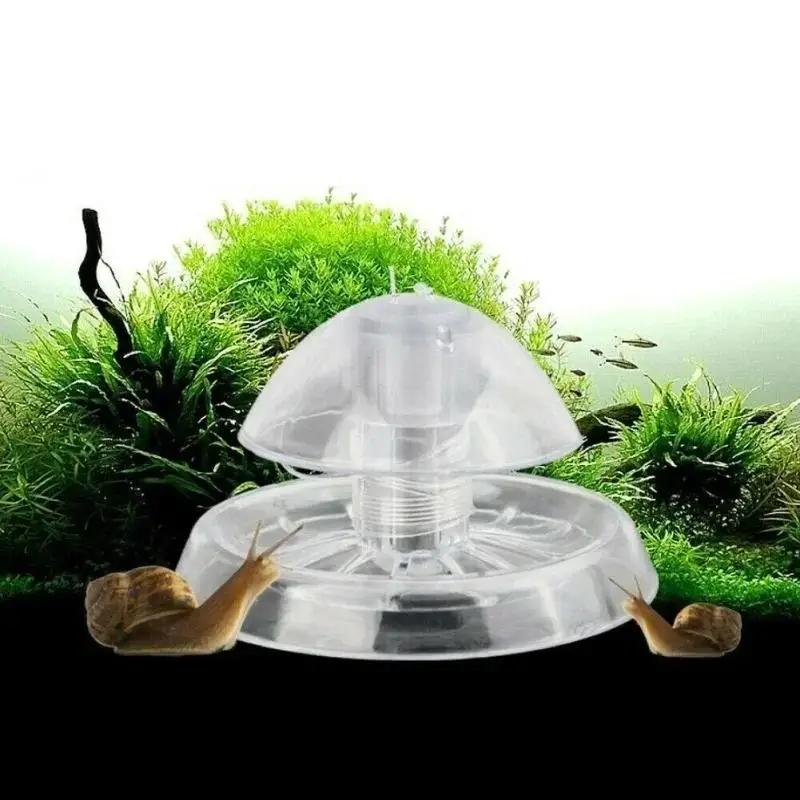 Aquarium Fish Escape - 2026 New 6/8CM Clear Plastic Snail