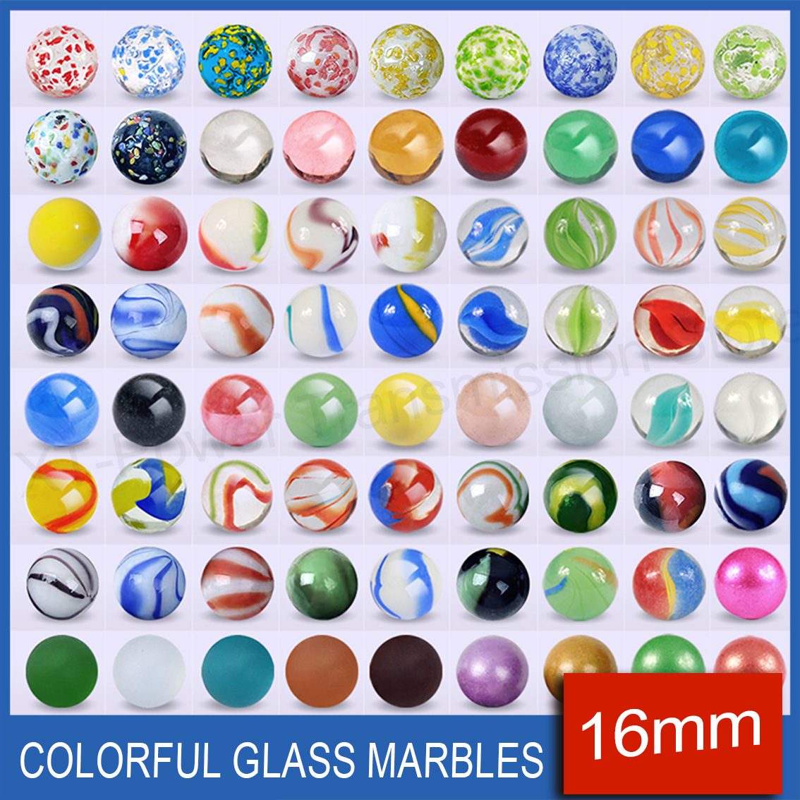 Aquarium Fish For Beginners - 5-90PCS 16mm Colorful Glass Marbles Toy