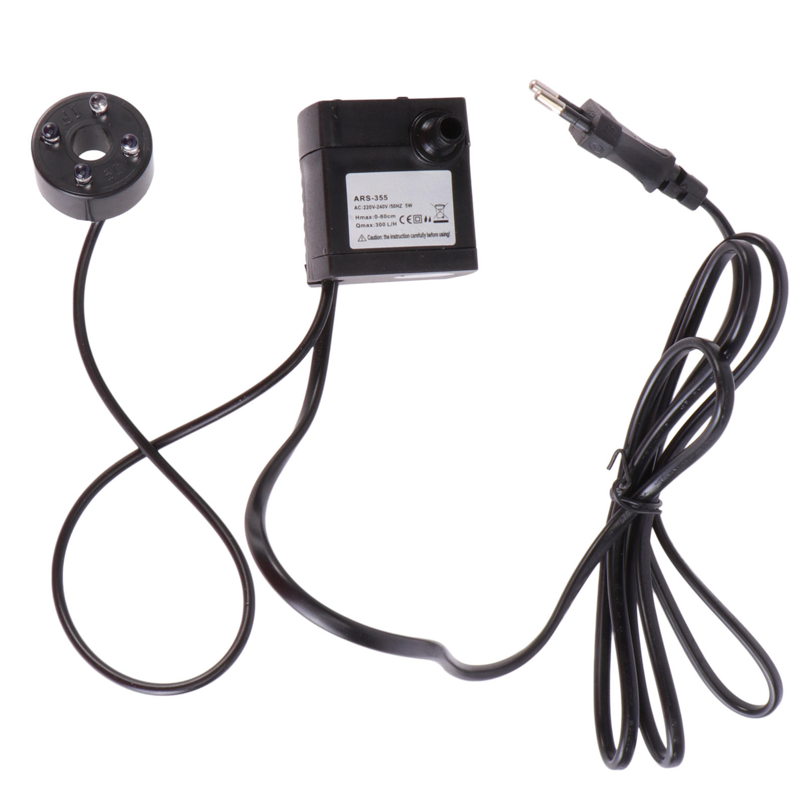 Aquarium Fish Lamp - 5W Submersible Circulating Water Pump Adjustable