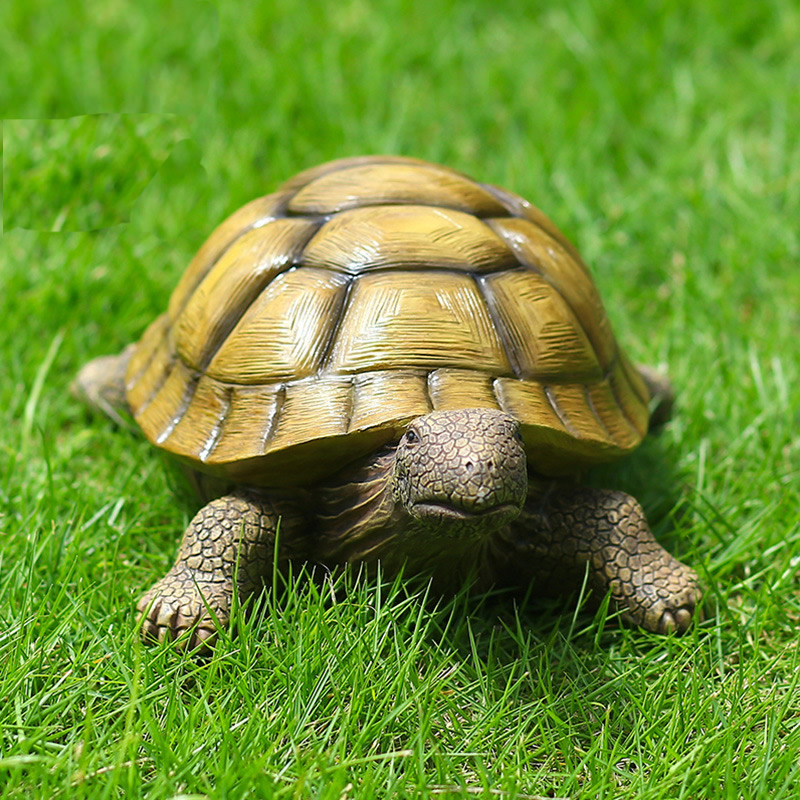 Aquarium Fish Types - Cute Decorative Turtle Resin Tortoise Outdoor