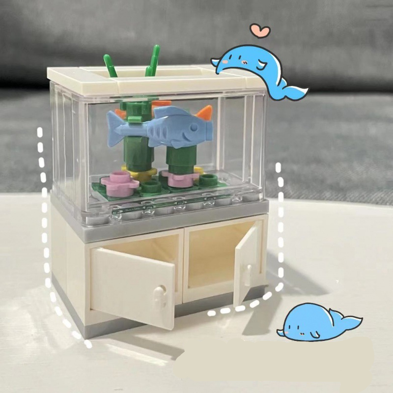 City Friends Fish Tank Buildin - Aquarium Fish For Beginners ulasan dan harga