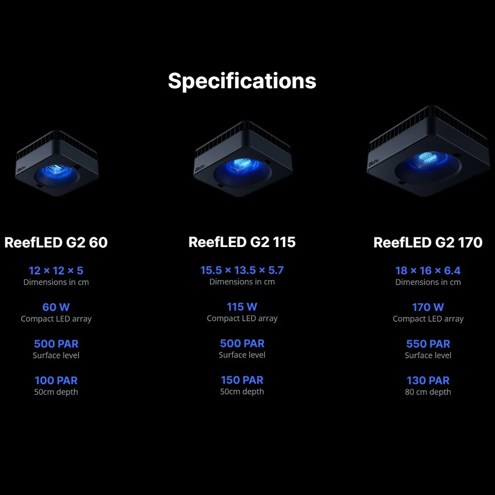 RedSea ReefLED G2 60/115/170 N - Aquarium Fish For Beginners ulasan dan harga