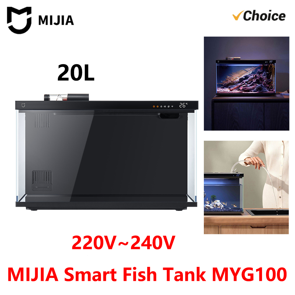 NEW MIJIA Smart Fish Tank Work - Aquarium Fish For Beginners ulasan dan harga