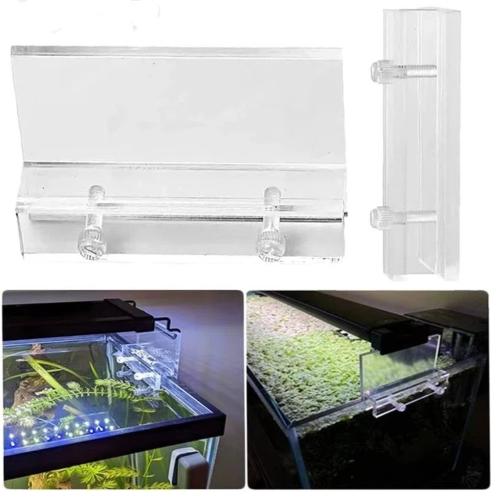 Clear Acrylic Aquarium LED Lig - Aquarium Fish Elevator ulasan dan harga