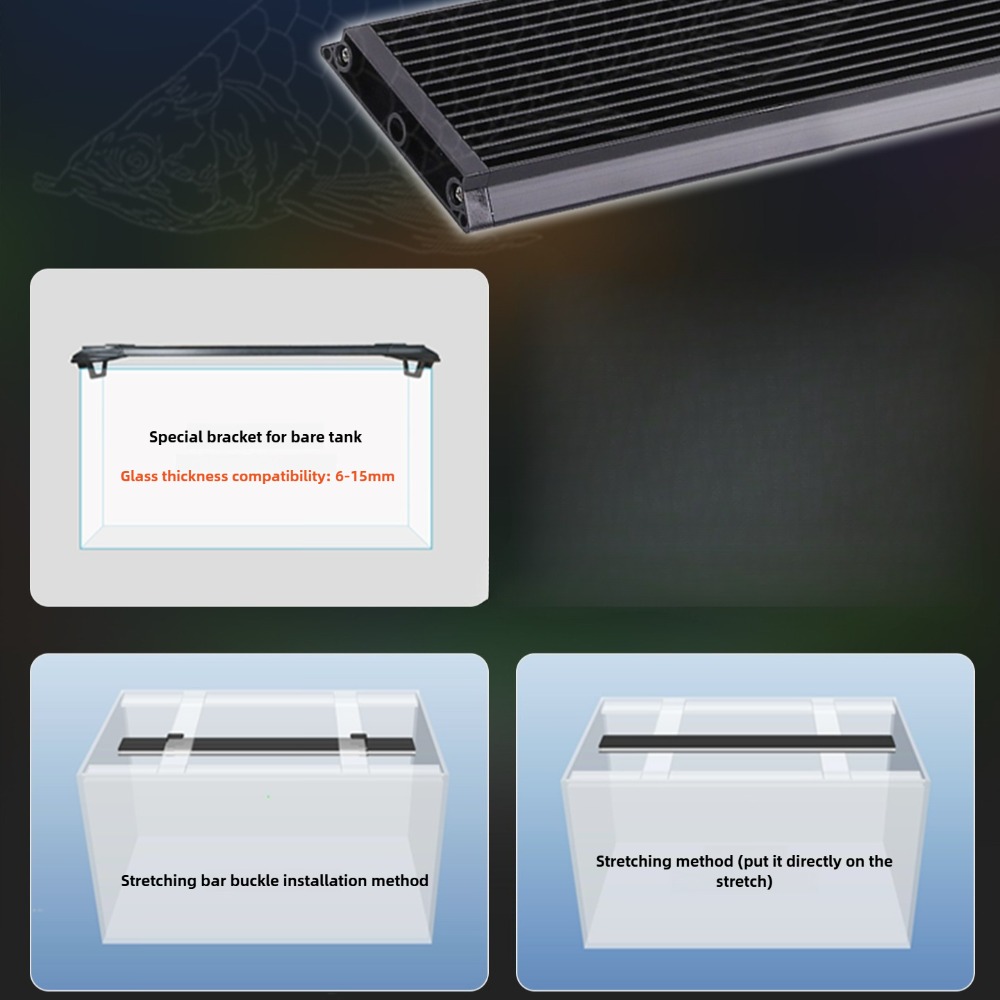 Aquarium LED Light Bar 2ft/3ft - Aquarium Fish Parrot ulasan dan harga