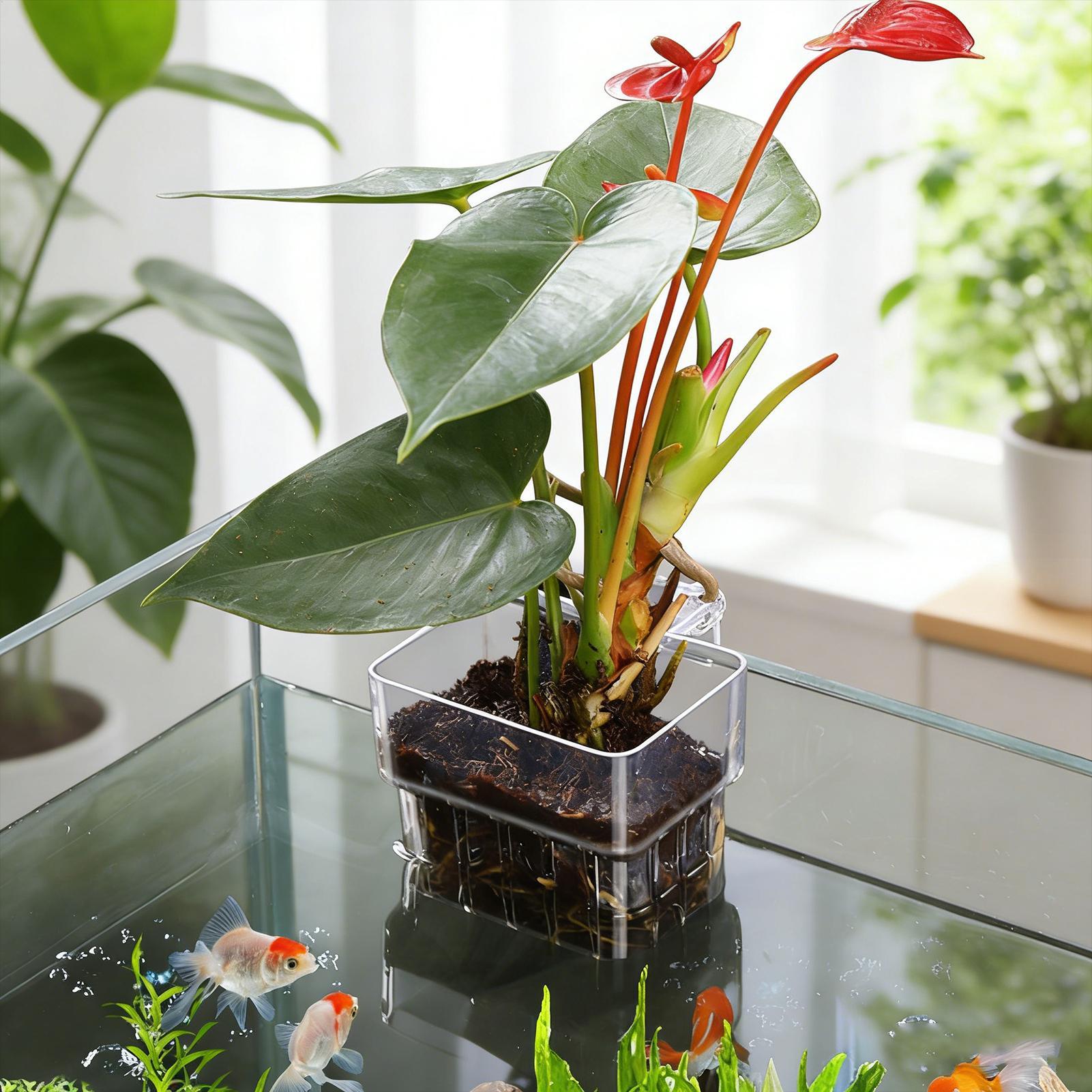 Transparent Hangable Aquarium  - Aquarium Fish Only ulasan dan harga