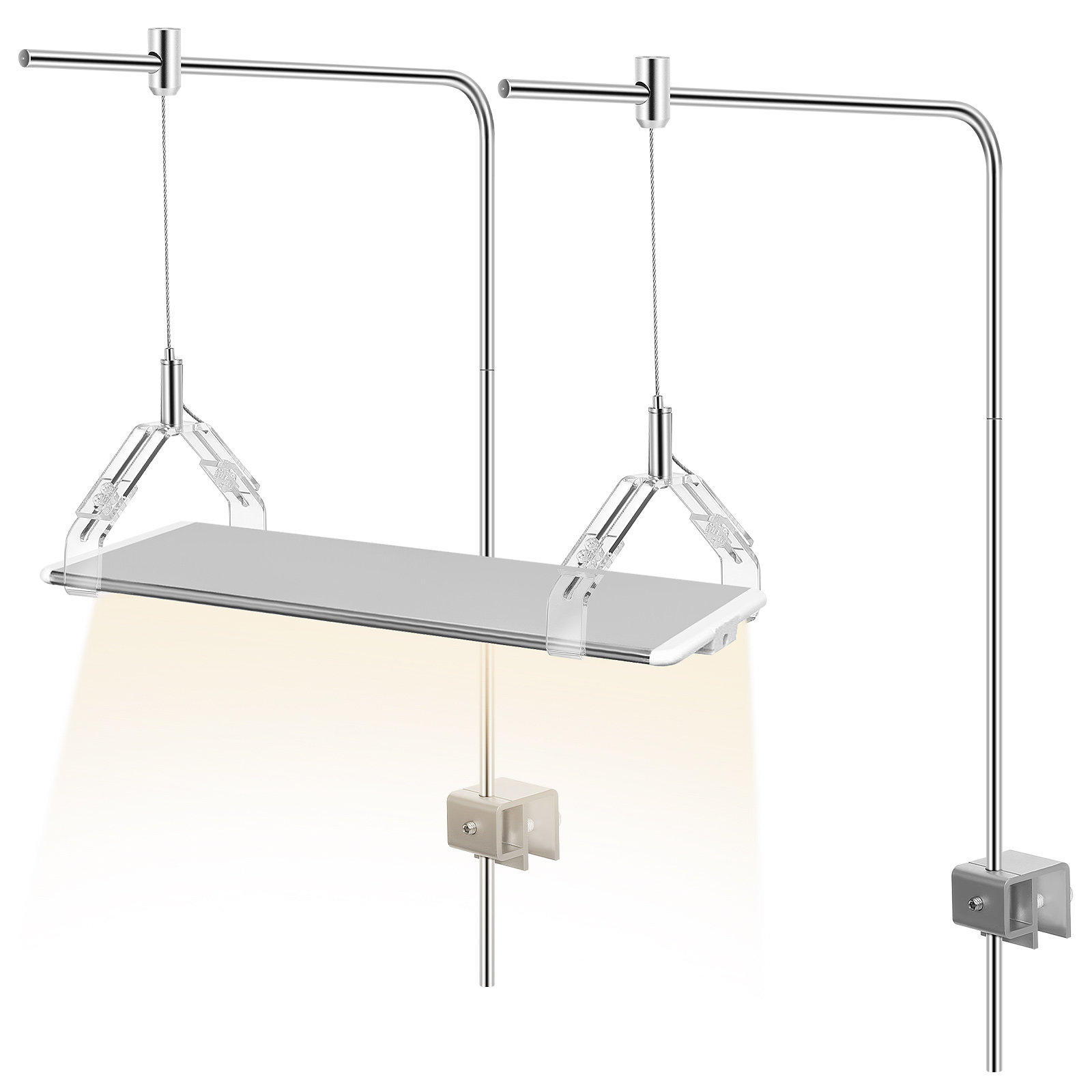 2Pcs Aquarium Lamp Holder Supp - Aquarium Fish Elevator ulasan dan harga