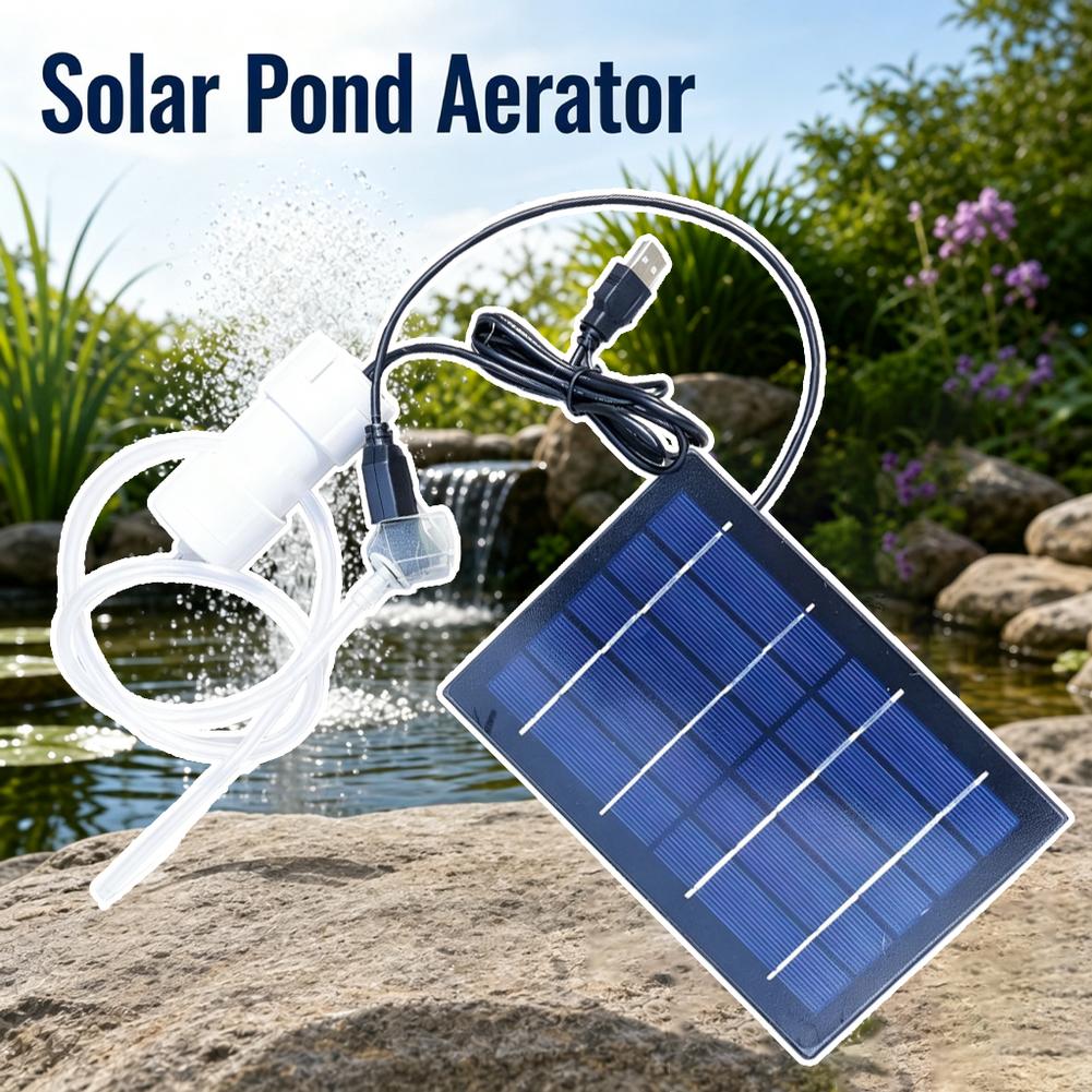 Solar Air Pump Aquarium Oxygen - Aquarium Fish Youtube ulasan dan harga