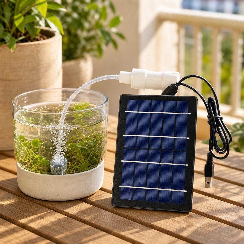 Solar Air Pump Aquarium Oxygen - Aquarium Fish Youtube ulasan dan harga
