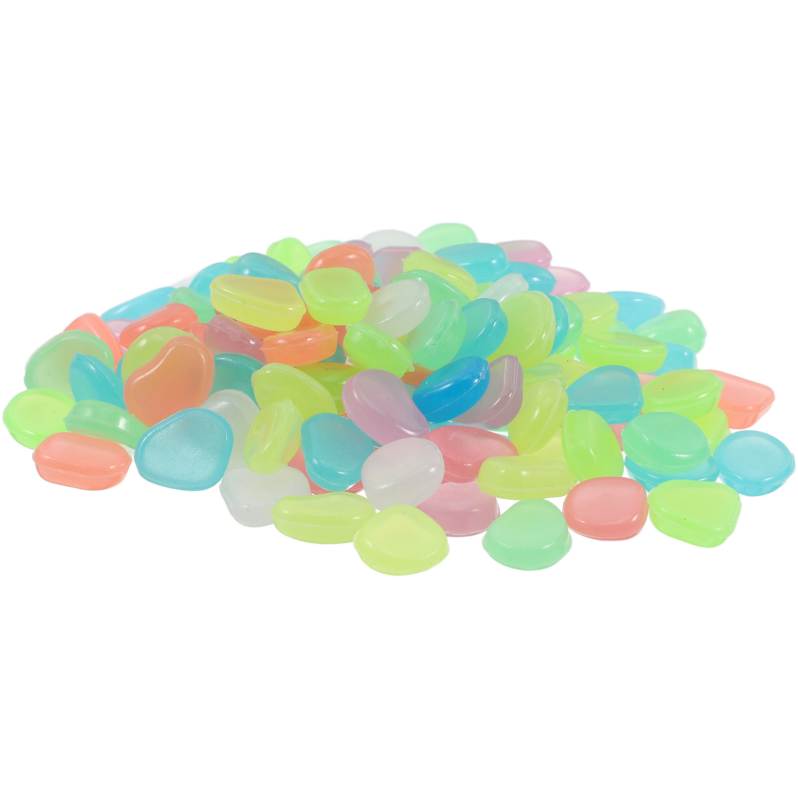 400Pcs Glow in The Dark Pebble - Aquarium Fish Glow In The Dark ulasan dan harga