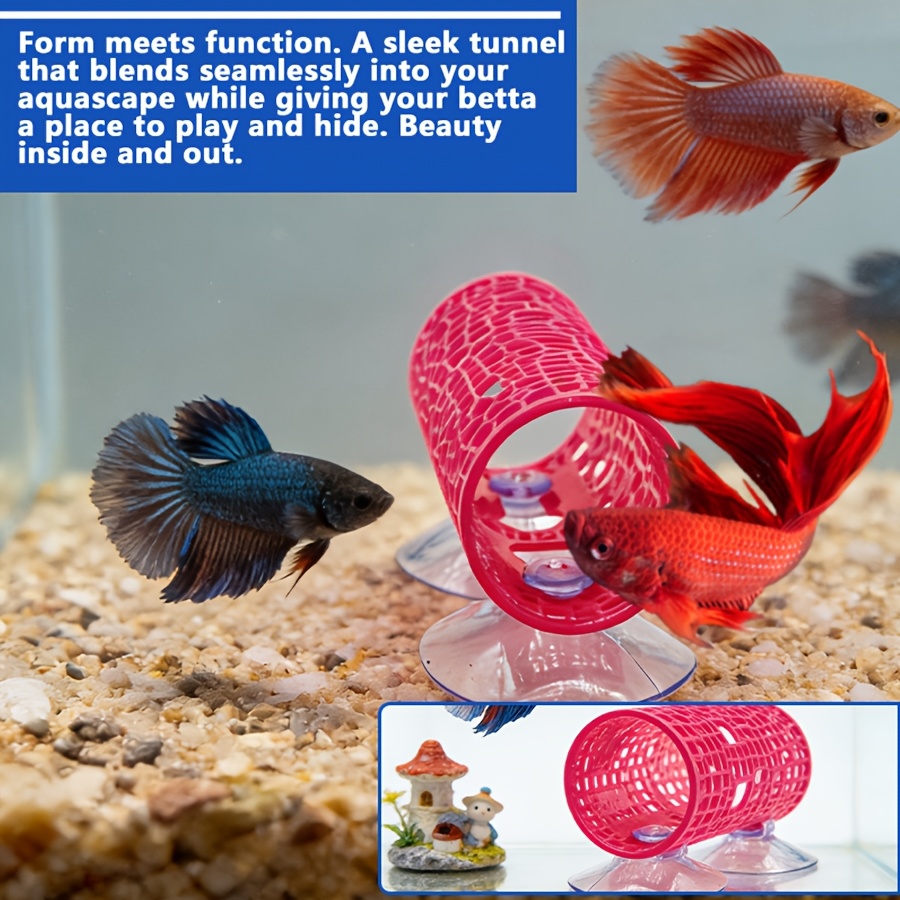 Betta Fish Hideaway Tunnel 1pc - Aquarium Fish Beautiful ulasan dan harga