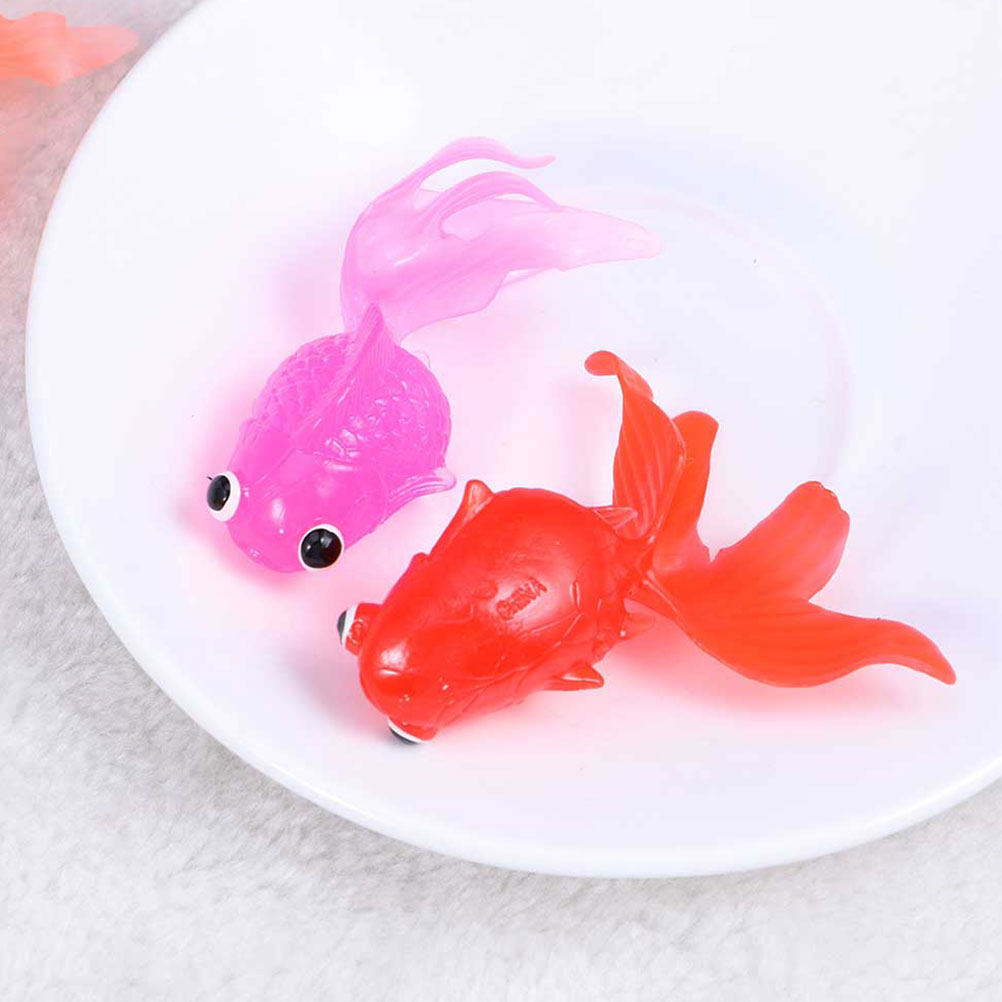 30Pcs Artificial Goldfish Simu - Aquarium Fish Goldfish ulasan dan harga