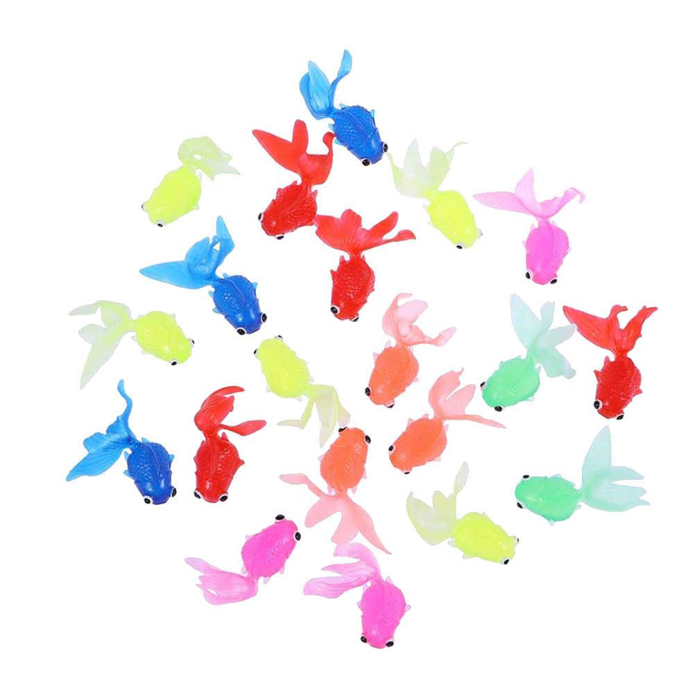 30Pcs Artificial Goldfish Simu - Aquarium Fish Goldfish ulasan dan harga