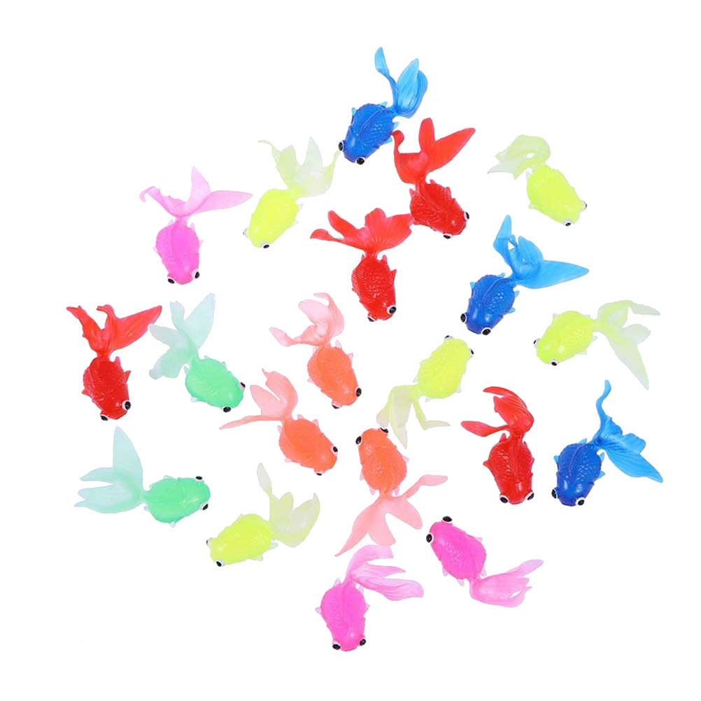 30Pcs Artificial Goldfish Simu - Aquarium Fish Goldfish ulasan dan harga