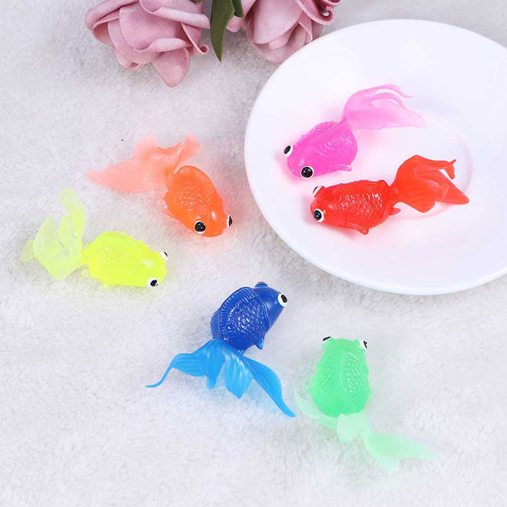 30Pcs Artificial Goldfish Simu - Aquarium Fish Goldfish ulasan dan harga