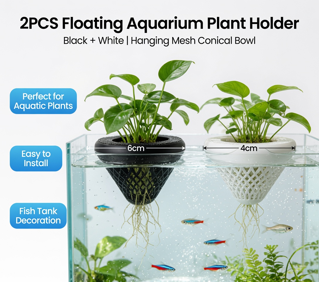 Floating Betta Hides Aquarium  - Aquarium Fish Escape ulasan dan harga