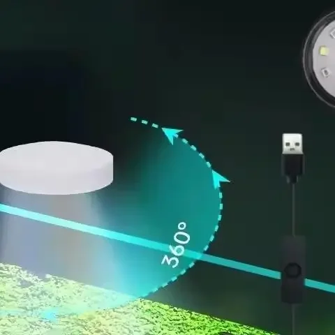 Aquarium Light With Adapter LE - Aquarium Fish Lamp ulasan dan harga