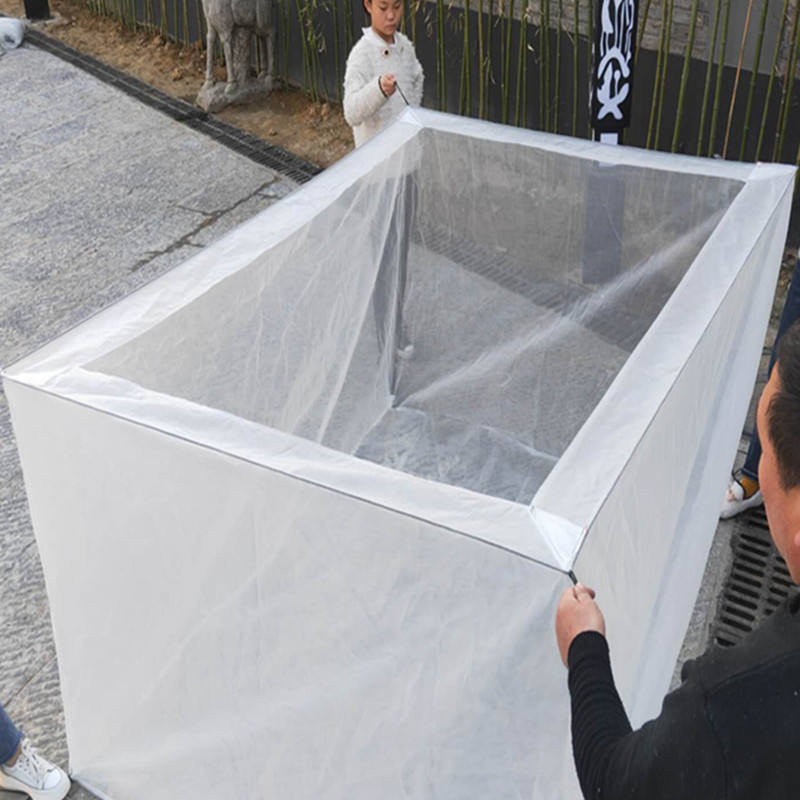 White Anti Escape net Cage eel - Aquarium Fish Escape ulasan dan harga
