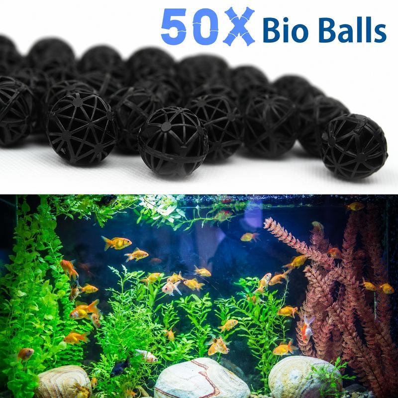 50Pcs 16mm Aquarium Bio Filter - Aquarium Fish Types ulasan dan harga