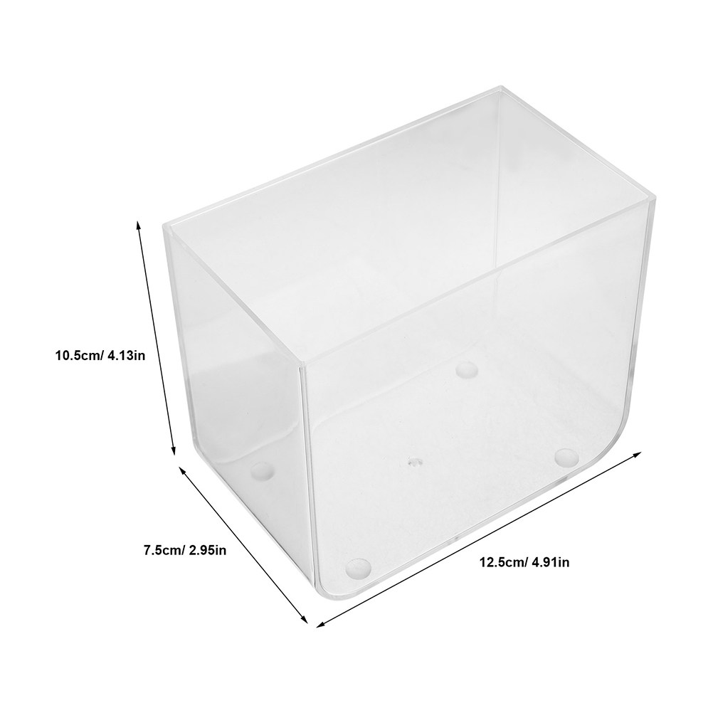 2Pcs Square Desktop Fish Tank  - Aquarium Fish Goldfish ulasan dan harga