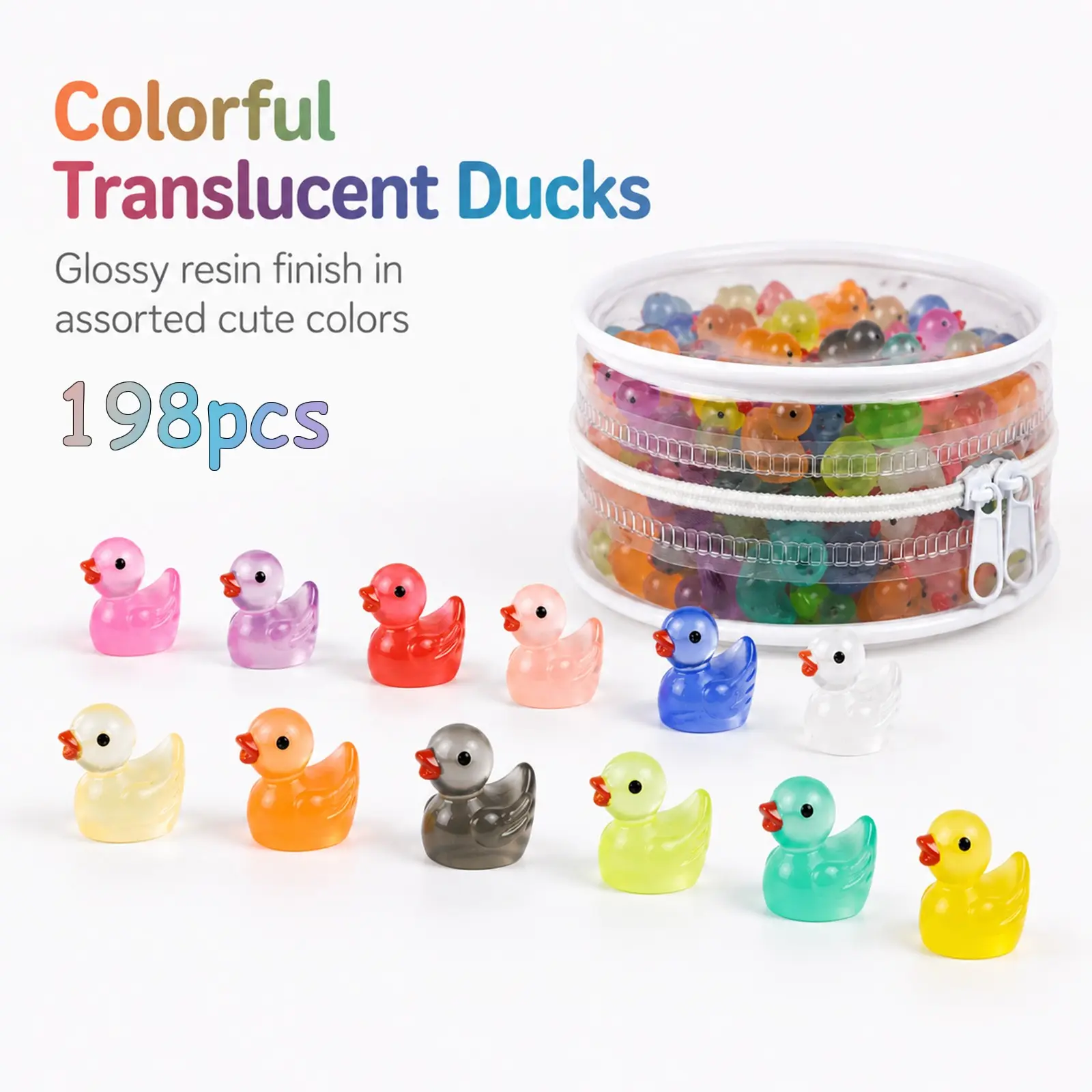 198 Mini Glow-In-The-Dark Duck - Aquarium Fish Glow In The Dark ulasan dan harga