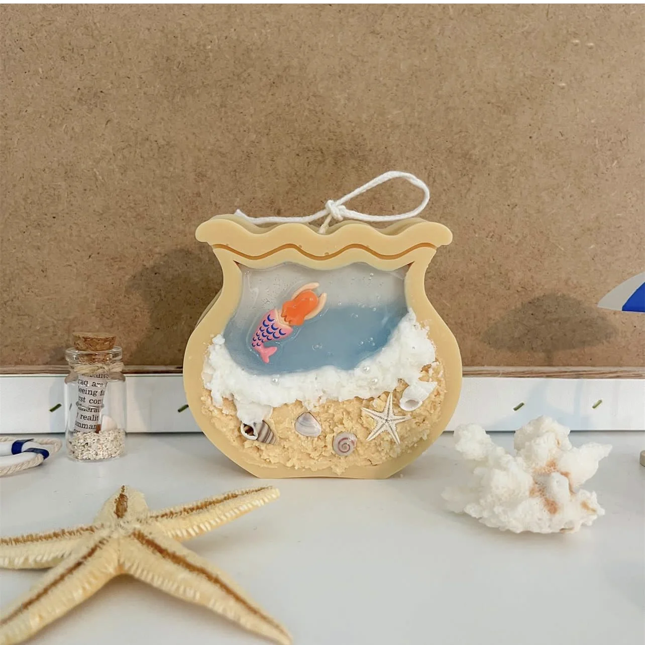 Fish Tank Moon Shape Candle Mo - Aquarium Fish Types ulasan dan harga