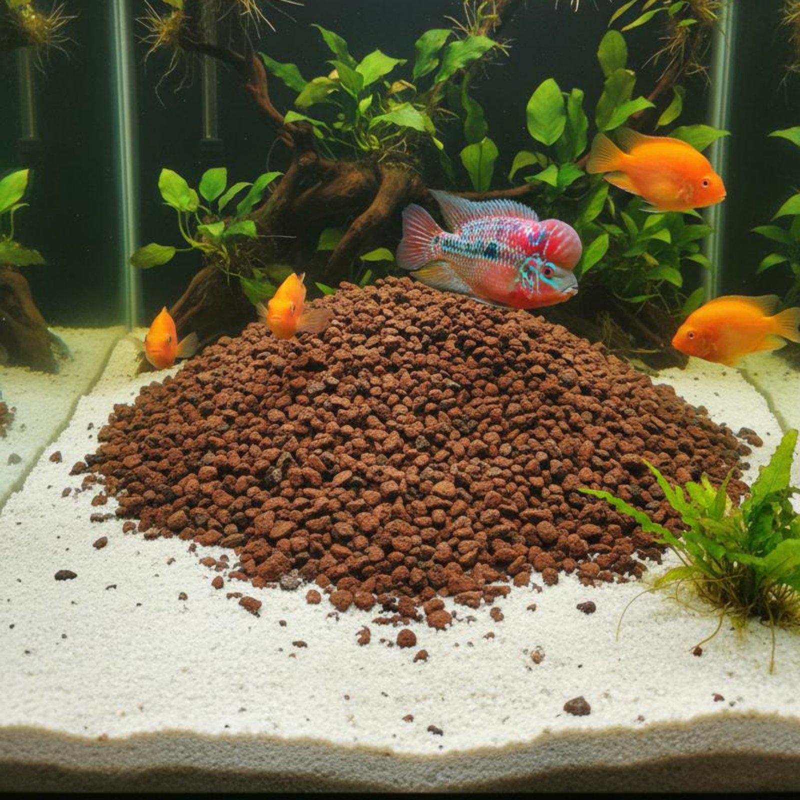 Volcanic Rock Aquarium Landsca - Aquarium Fish Parrot ulasan dan harga