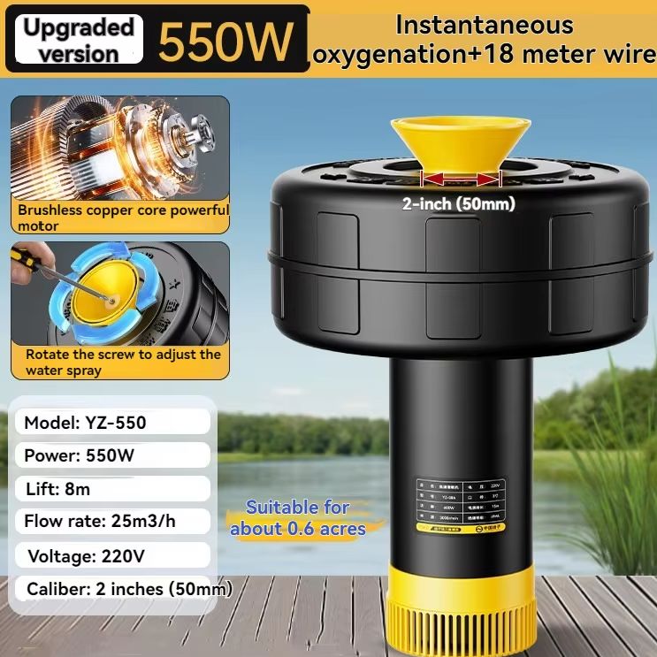 Fountain Fish Pond Aerator Fis - Aquarium Fish Escape ulasan dan harga