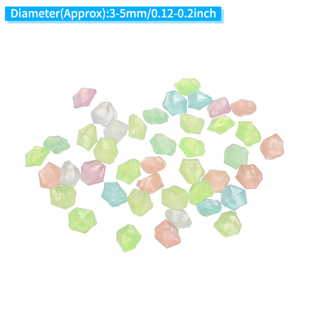 1000Pcs Luminous Sand Glow In  - Aquarium Fish Glow In The Dark ulasan dan harga