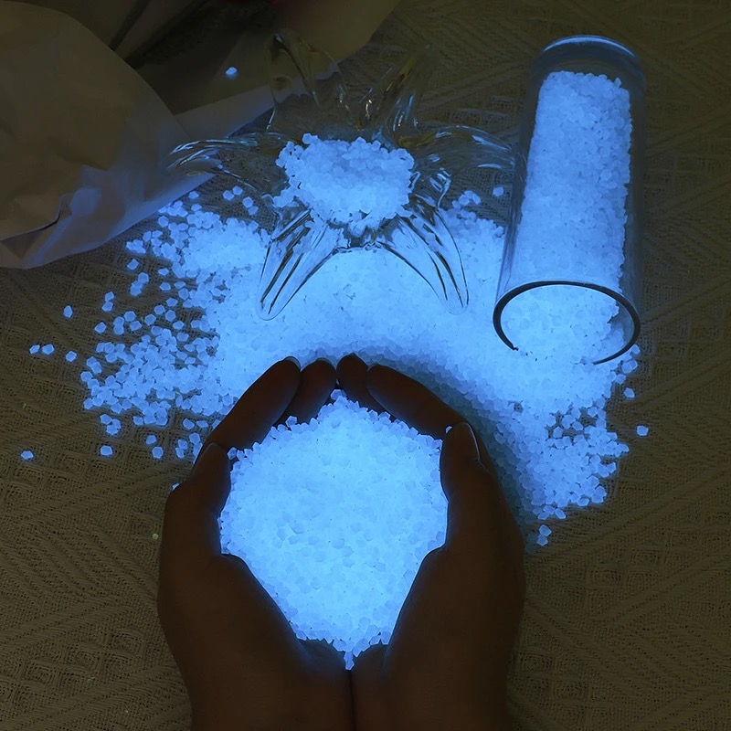 1000pcs 3-5mm Luminous Sand Gl - Aquarium Fish Glow In The Dark ulasan dan harga