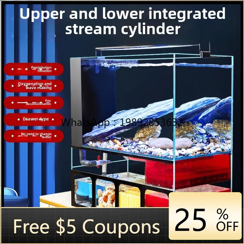 X5-20  fish tank with filter g - Aquarium Fish Goldfish ulasan dan harga