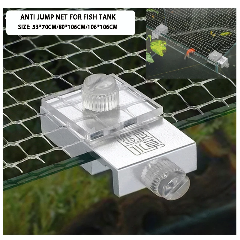 Aquarium Anti Jump Net Invisib - Aquarium Fish Escape ulasan dan harga