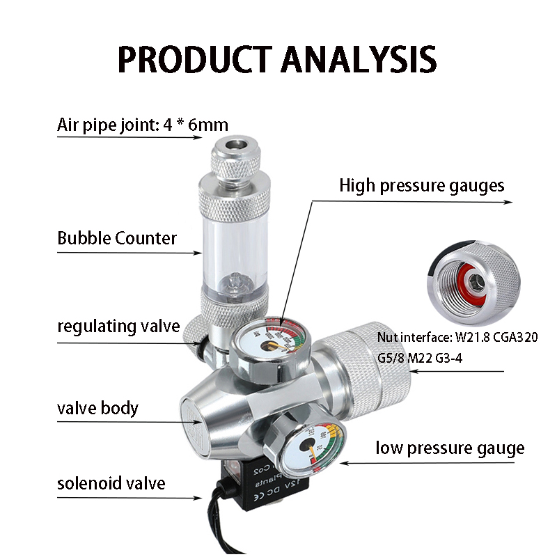 New DIY Aquarium CO2 Regulator - Aquarium Fish For Beginners ulasan dan harga