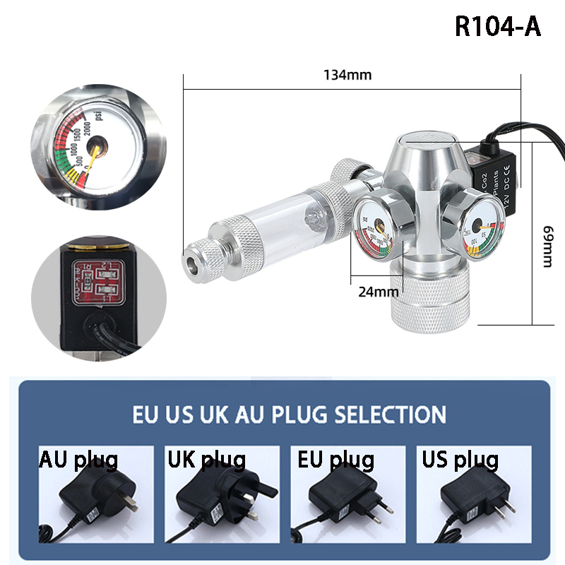 New DIY Aquarium CO2 Regulator - Aquarium Fish For Beginners ulasan dan harga