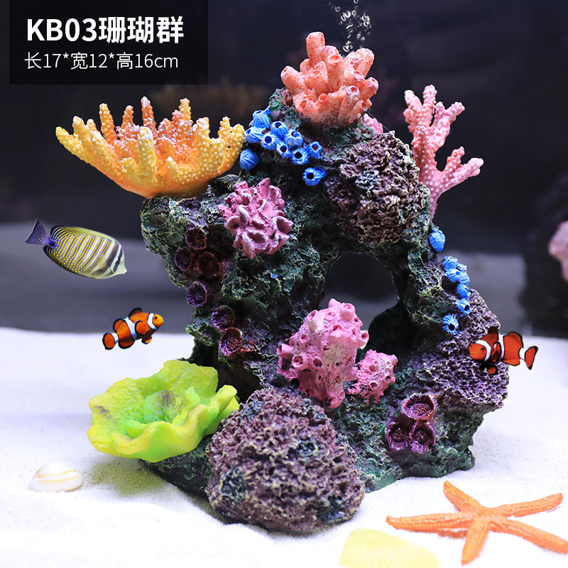 Fish tank simulation fake cora - Aquarium Fish Escape ulasan dan harga