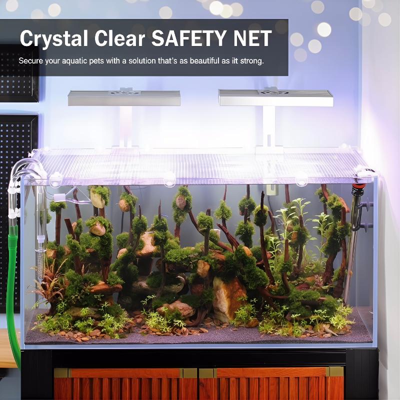 1Pcs Anti Escape Fish Tank Net - Aquarium Fish Escape ulasan dan harga