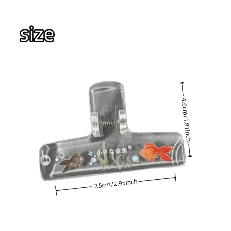 1PC Transparent Acrylic Goldfi - Aquarium Fish Goldfish ulasan dan harga