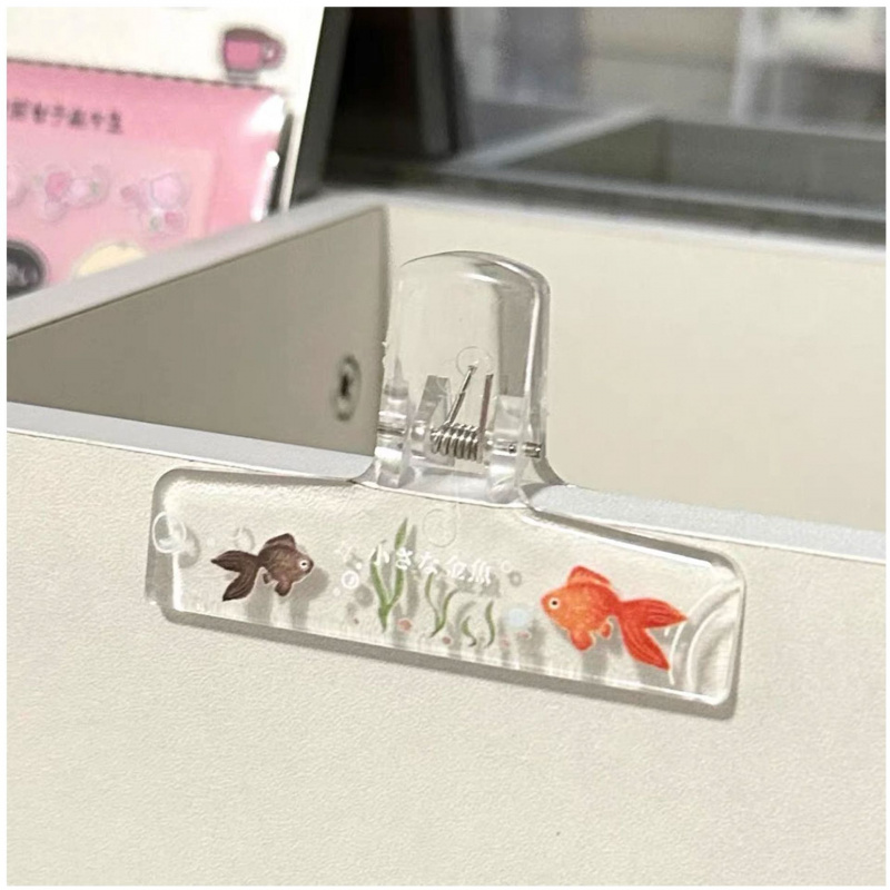 1PC Transparent Acrylic Goldfi - Aquarium Fish Goldfish ulasan dan harga