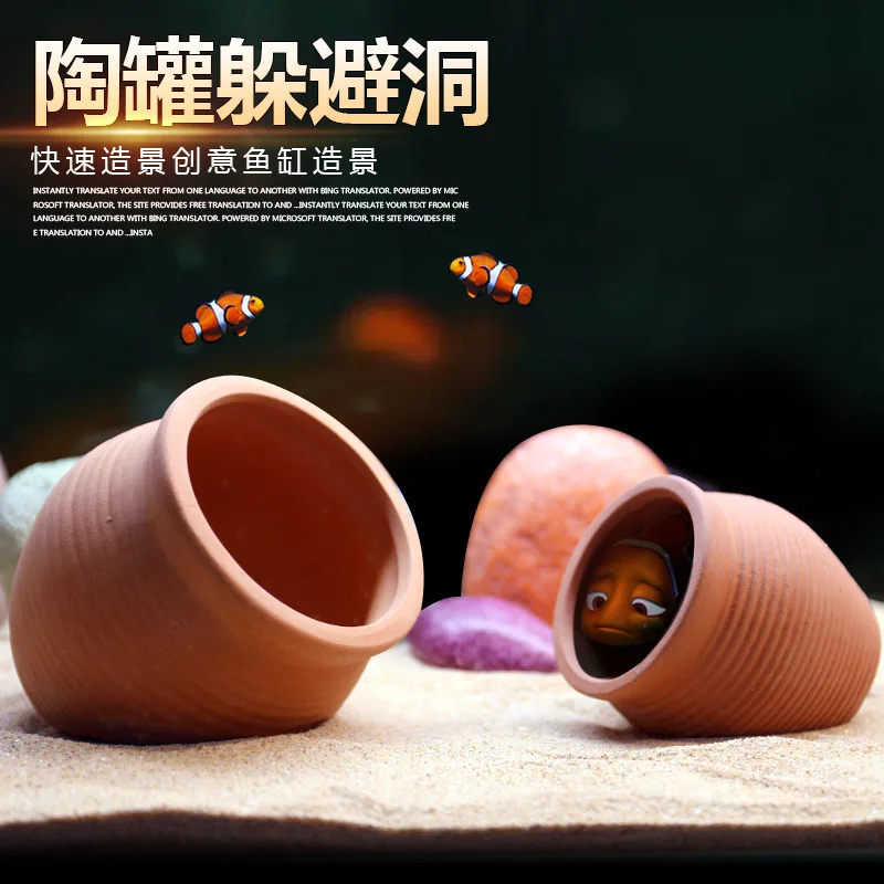 Aquarium Terrarium House For A - Aquarium Fish Parrot ulasan dan harga