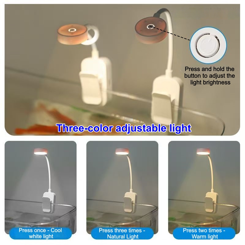 LED Aquarium Light Clip On Fis - Aquarium Fish Lamp ulasan dan harga