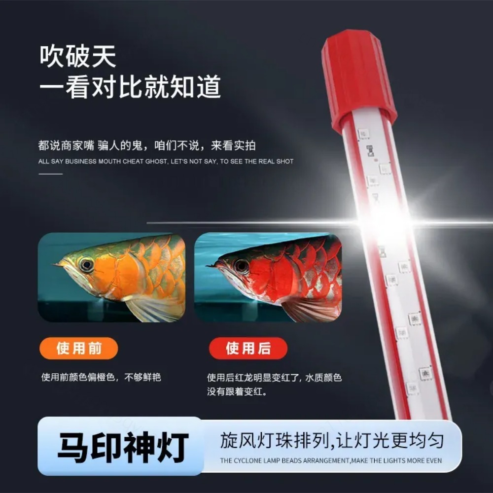 Three Color Waterproof Brighte - Aquarium Fish Parrot ulasan dan harga