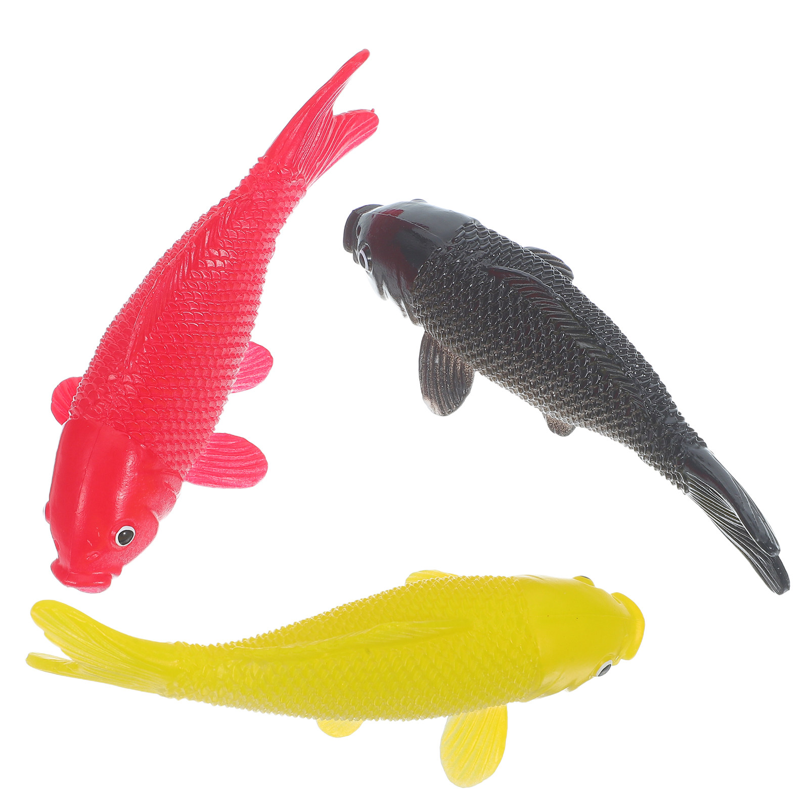 3pcs Fish Crafts Toys Realisti - Aquarium Fish Goldfish ulasan dan harga