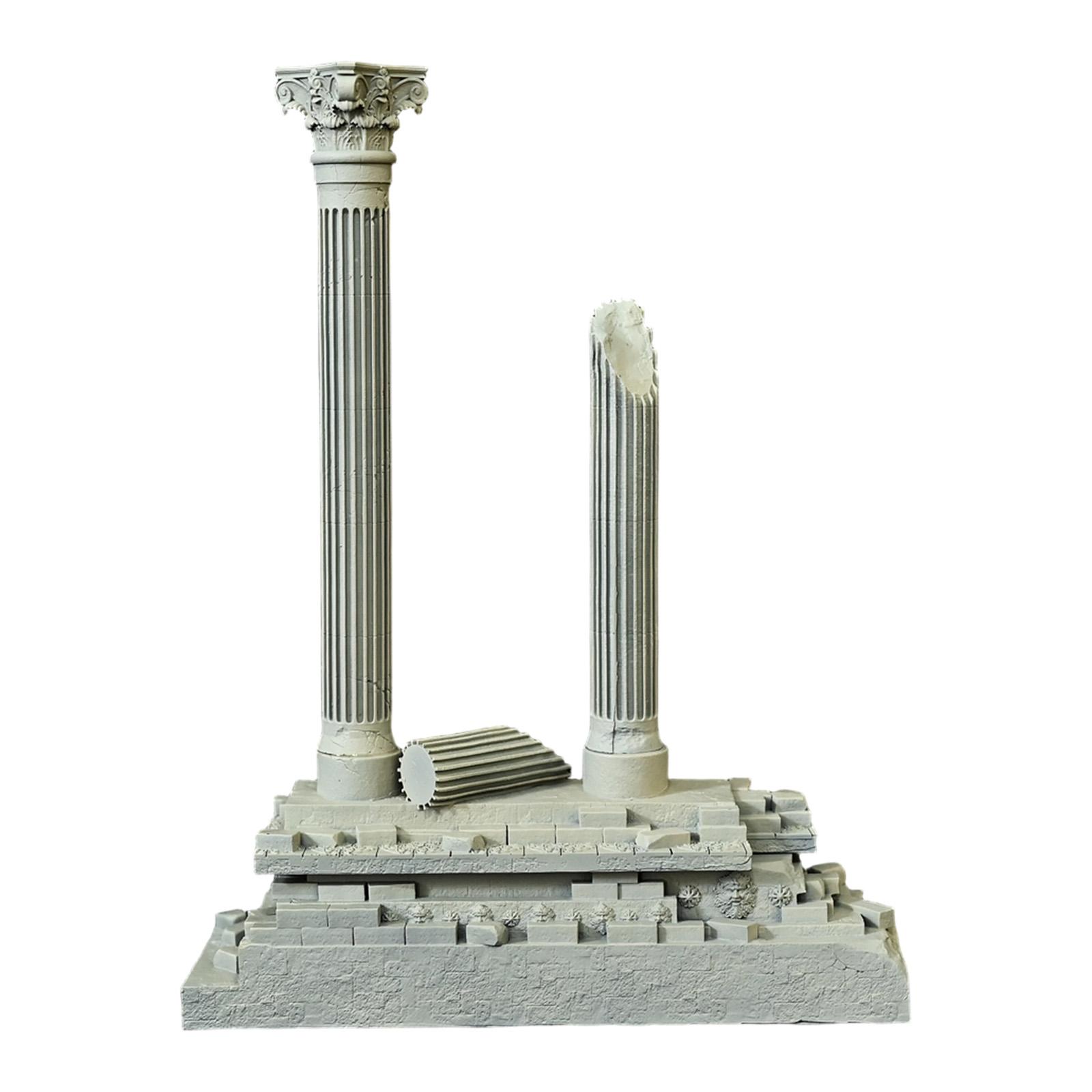 Roman Column Decoration Resin  - Aquarium Fish Beautiful ulasan dan harga