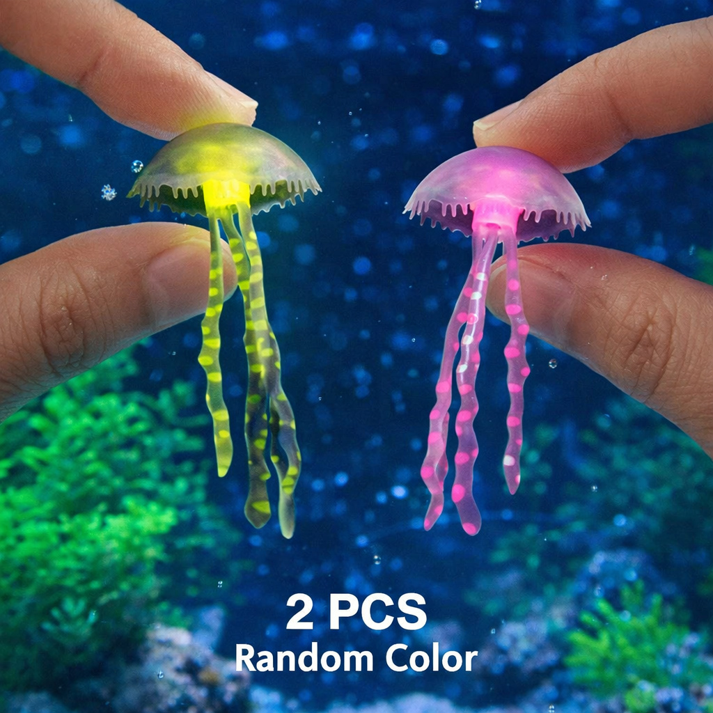 Luminous Simulation Jellyfish  - Aquarium Fish Escape ulasan dan harga