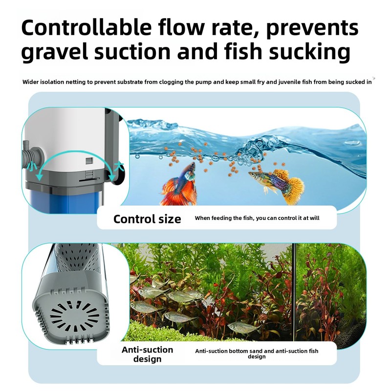 Built-in Aquarium Filter Inter - Aquarium Fish Goldfish ulasan dan harga