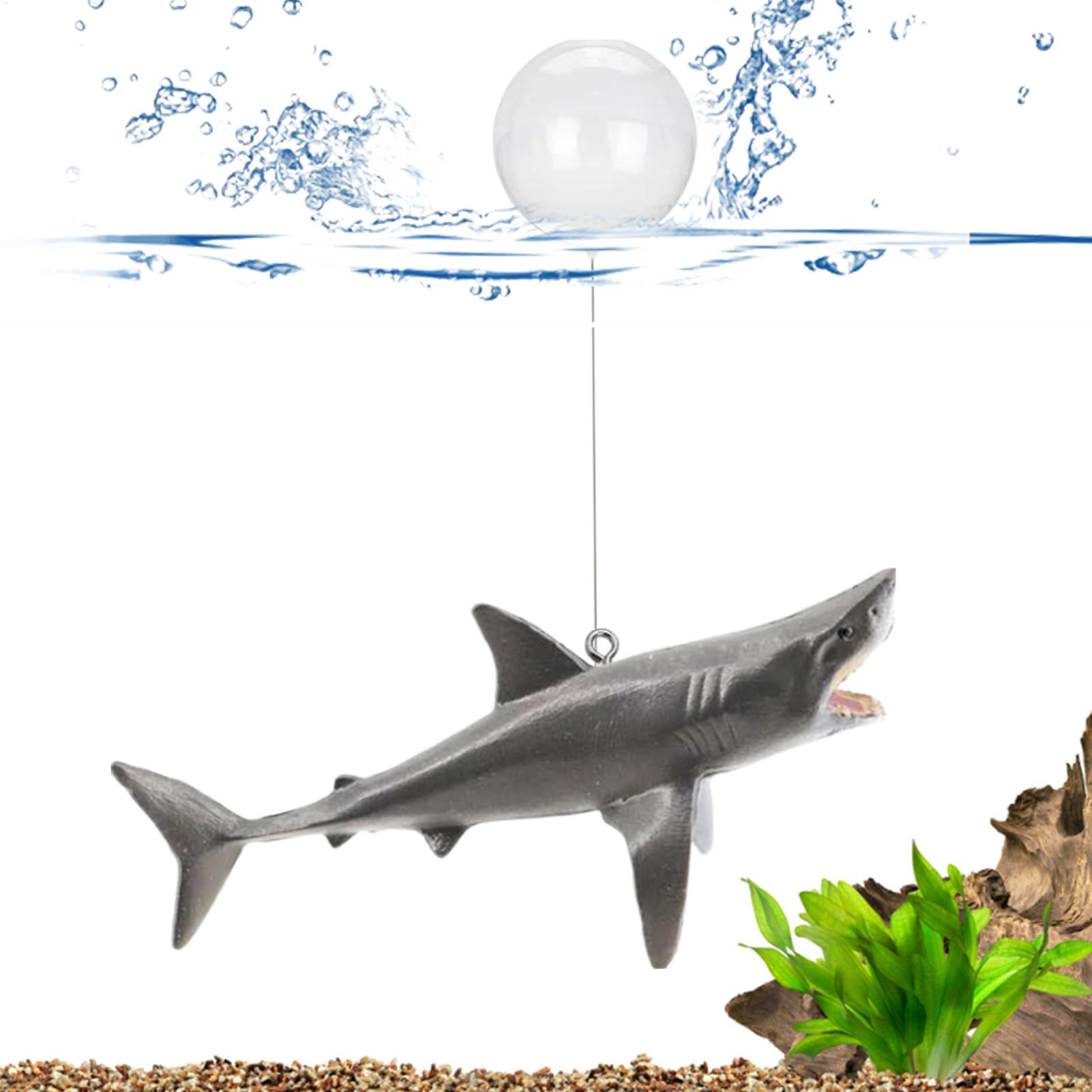 Floating Shark Aquarium Landsc - Aquarium Fish Escape ulasan dan harga