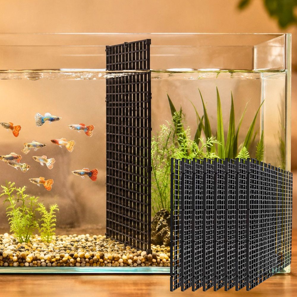 14pcs Black Plastic Aquarium G - Aquarium Fish Elevator ulasan dan harga