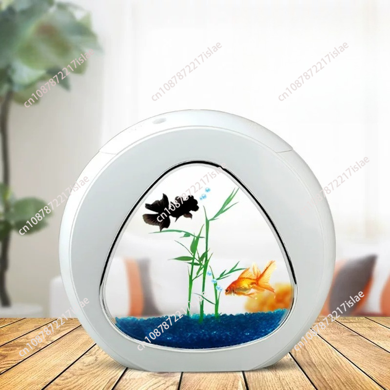 Small Desktop Acrylic Fish Tan - Aquarium Fish Goldfish ulasan dan harga
